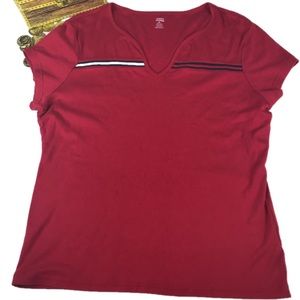 Tommy Hilfiger Red Tee Size XXL